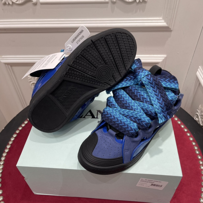 lanv1n leather curb sneakers