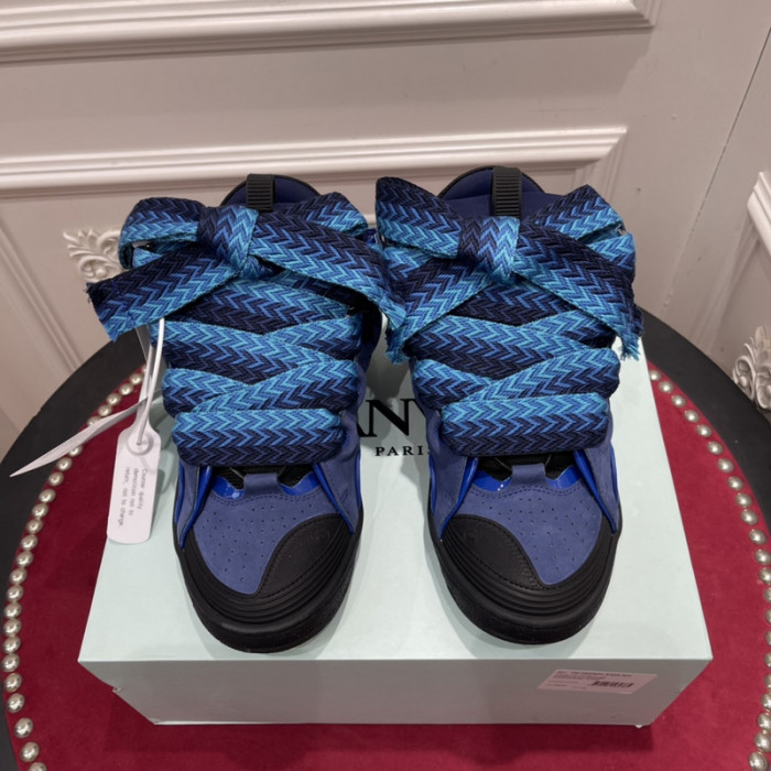 lanv1n leather curb sneakers