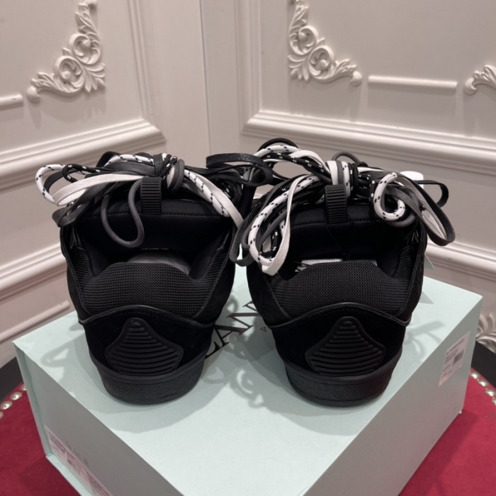 lanv1n leather curb sneakers