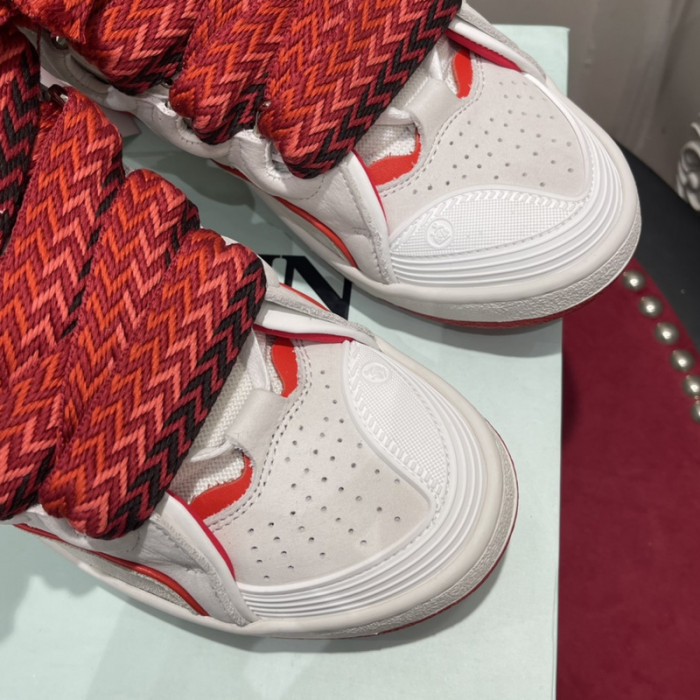 lanv1n leather curb sneakers