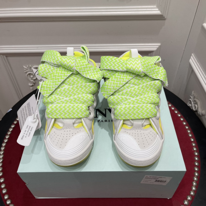 lanv1n leather curb sneakers