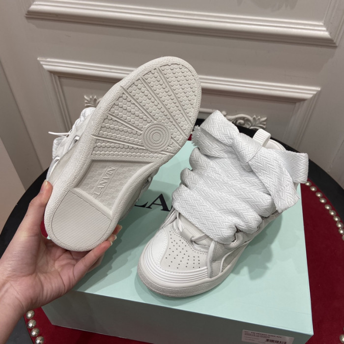 lanv1n leather curb sneakers