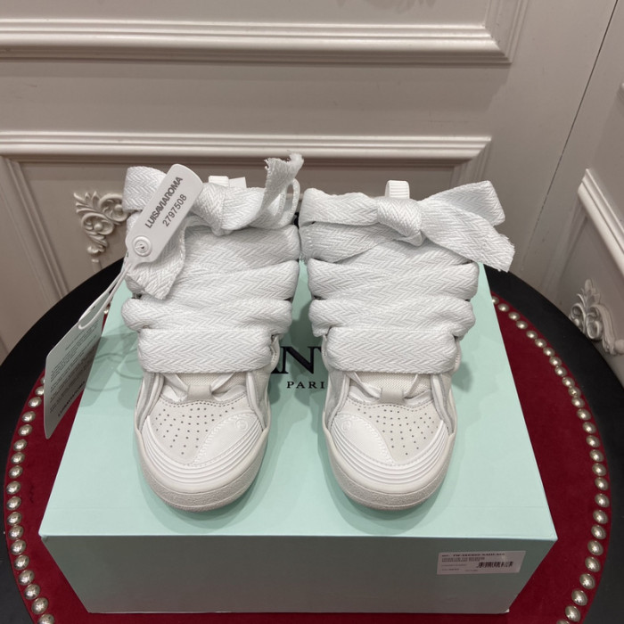 lanv1n leather curb sneakers