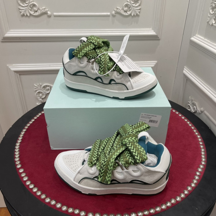 lanv1n leather curb sneakers