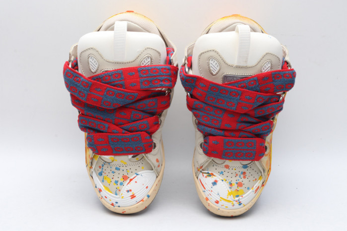 lanv1n leather curb sneakers