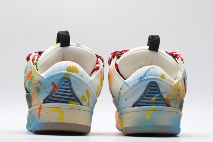 lanv1n leather curb sneakers