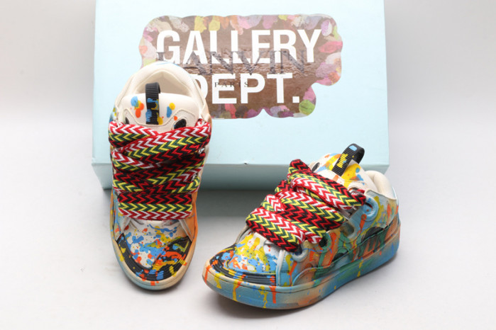 lanv1n leather curb sneakers