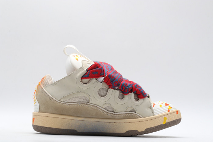 lanv1n leather curb sneakers