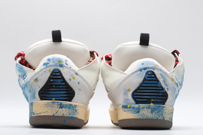 lanv1n leather curb sneakers