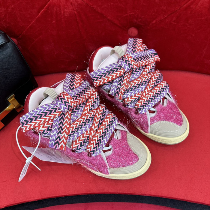 lanv1n leather curb sneakers