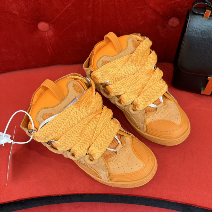 lanv1n leather curb sneakers