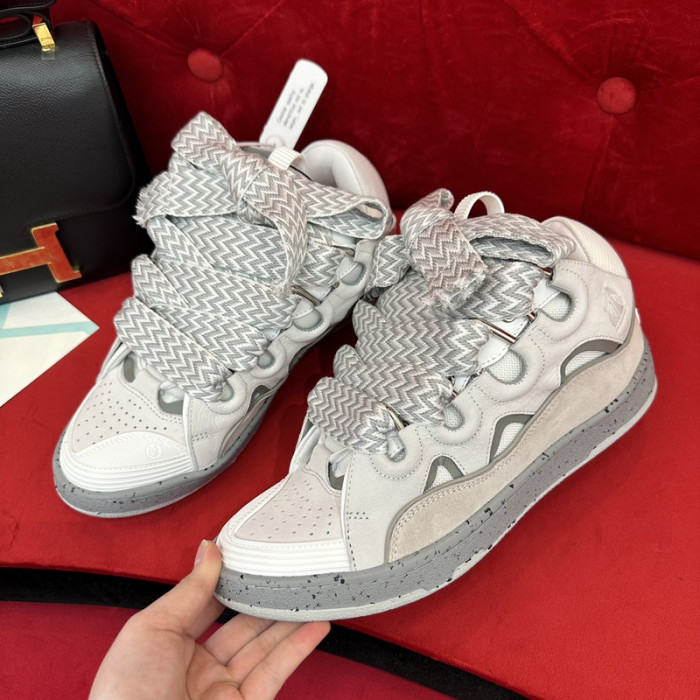 lanv1n leather curb sneakers