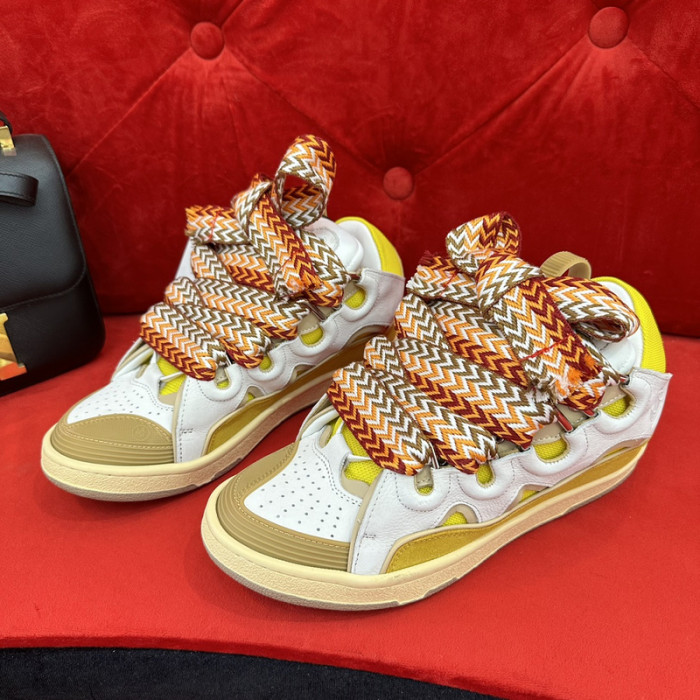 lanv1n leather curb sneakers