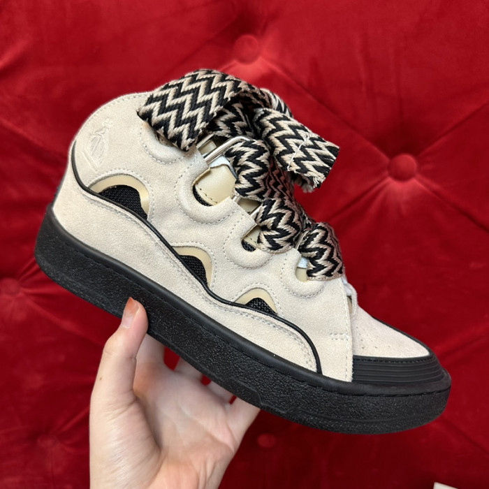 lanv1n leather curb sneakers