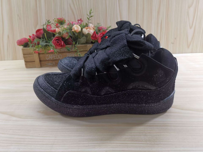 lanv1n leather curb sneakers