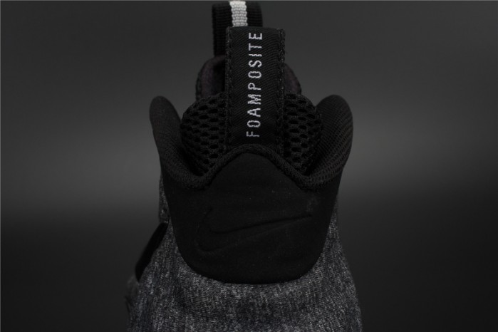 nike air foamposite pro "tech fleece" dark grey mens 624041-007