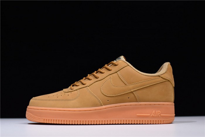 nike air force 1 ''07 wb flax/flax-gum wheat basketball shoes aa4061-200