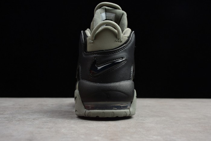 nike air more uptempo “dark stucco” dark stucco/black womens 415082-007