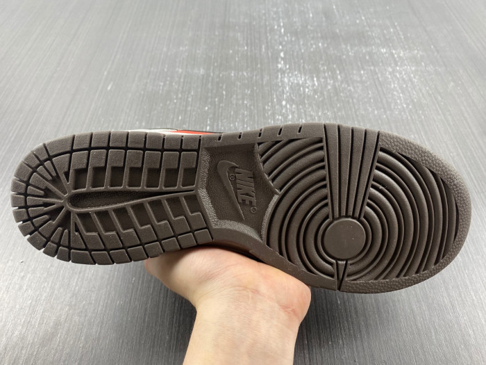 nike sb dunk low suziki sail red coffee re500-666