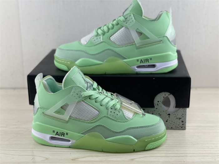 of x wmns air jordan 4 green
