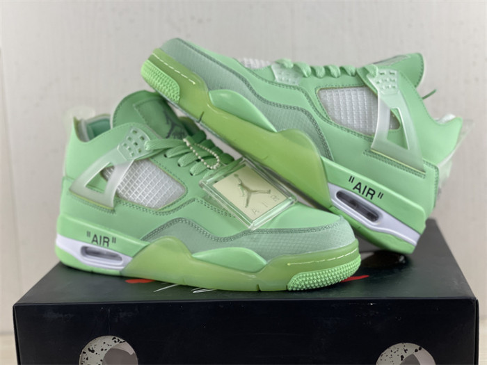 of x wmns air jordan 4 green
