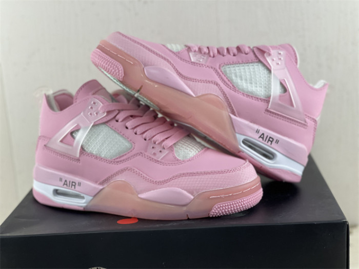 of x wmns air jordan 4 pink